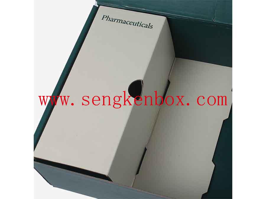 Dark Green Medicine Storage Paper Mailer Box