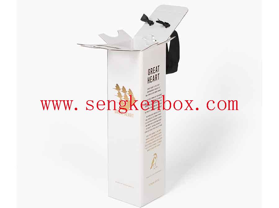 Gold Stamp Printed Paper Gift Box