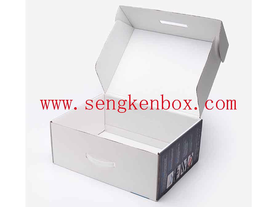 Paper Box With Plastic Handle