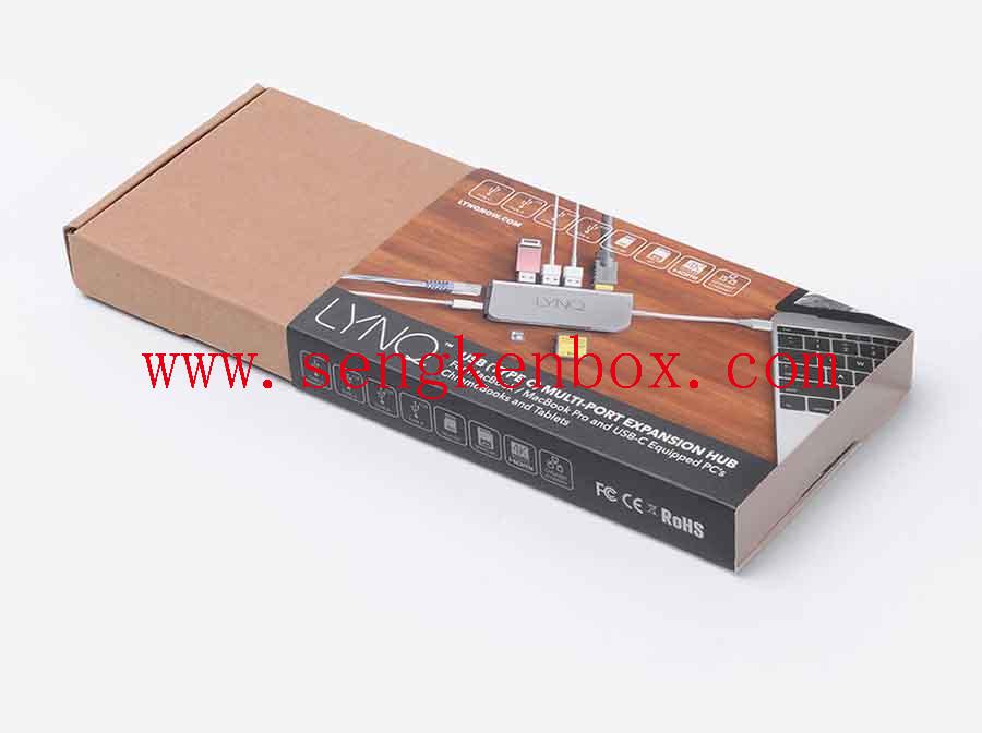 Foldable Cover USB Plug Electronic Product Box