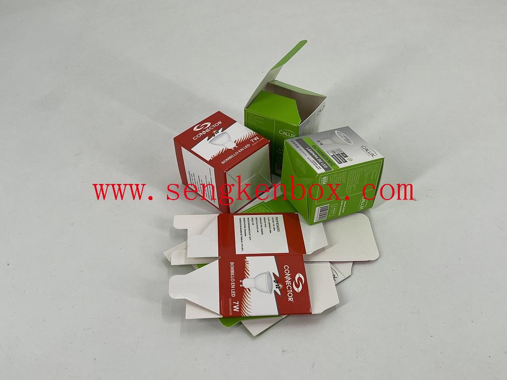 White Card Box with Label