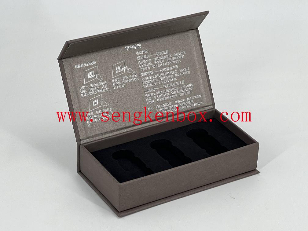 Flip-open Magnetic Leather Box
