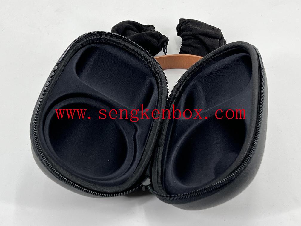 Egg Shape Leather Box