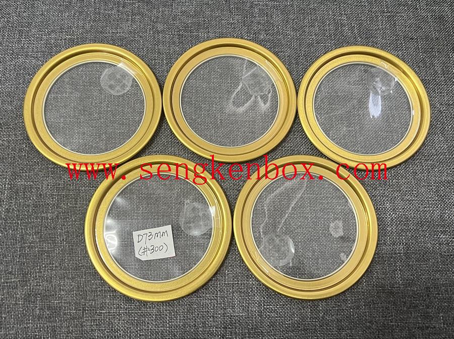 300 D73MM Transparent Dry Goods Easy-tear Cover Cooking Lids