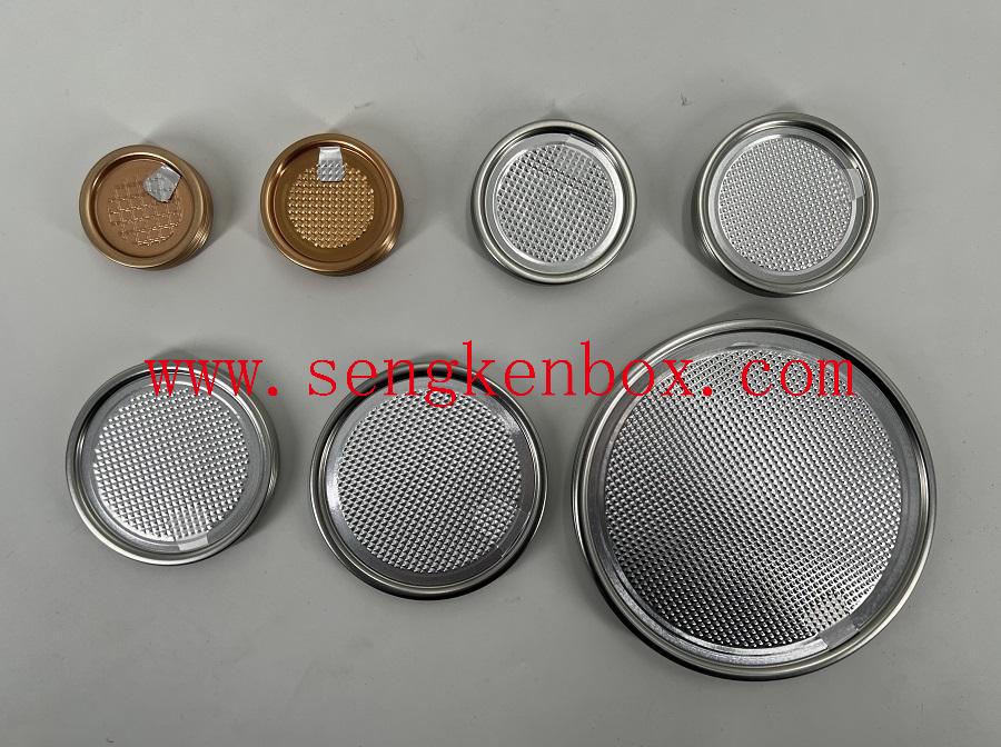 Tin Ring Easy-Tear Aluminum Foil Membrane Easy Peel Off Lids