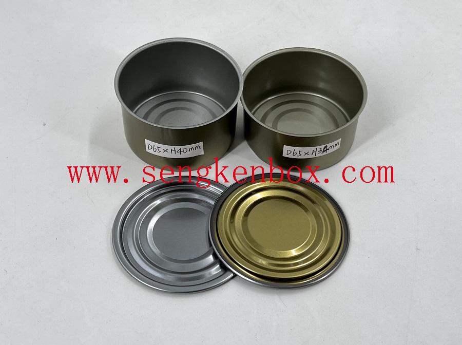 Two Pieces Metal Cans with EOE