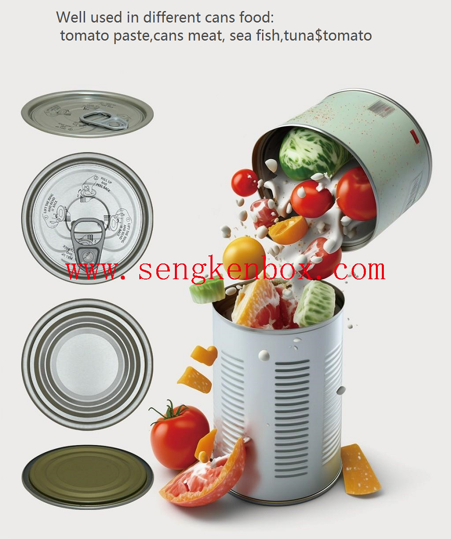 TFS Easy Open Can Lid End Cap for Tin Cans