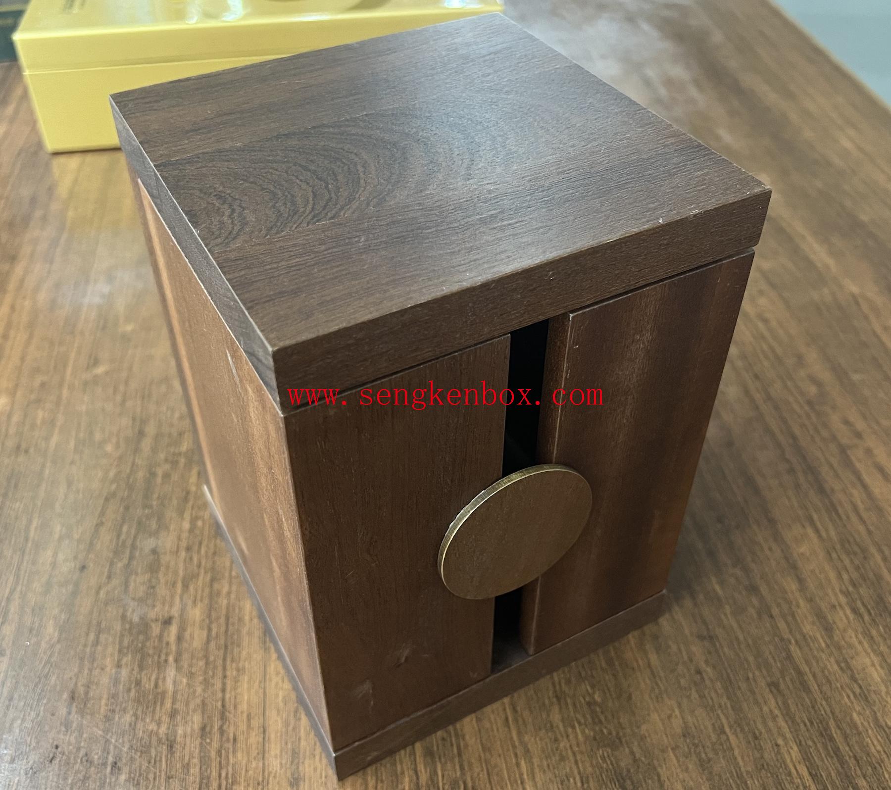 Double Door Wooden Showing Box