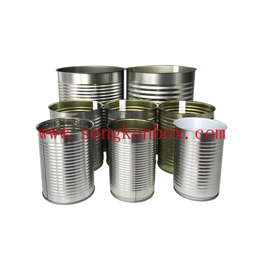 Tin can for food packaging