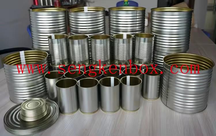 Tin cans for food canning