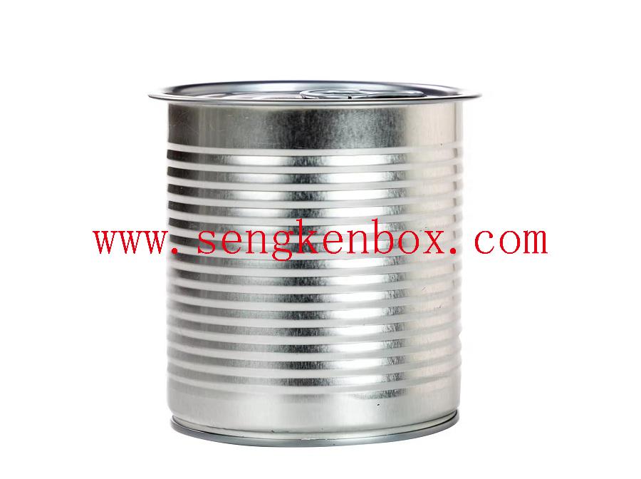 Tin can with lid