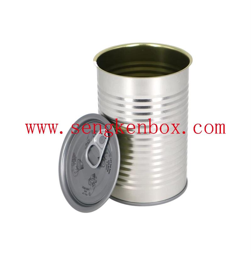 Empty metal tin can