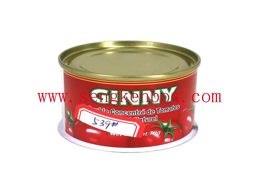 Tomato paste tin cans