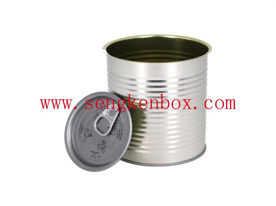 Tin can food container