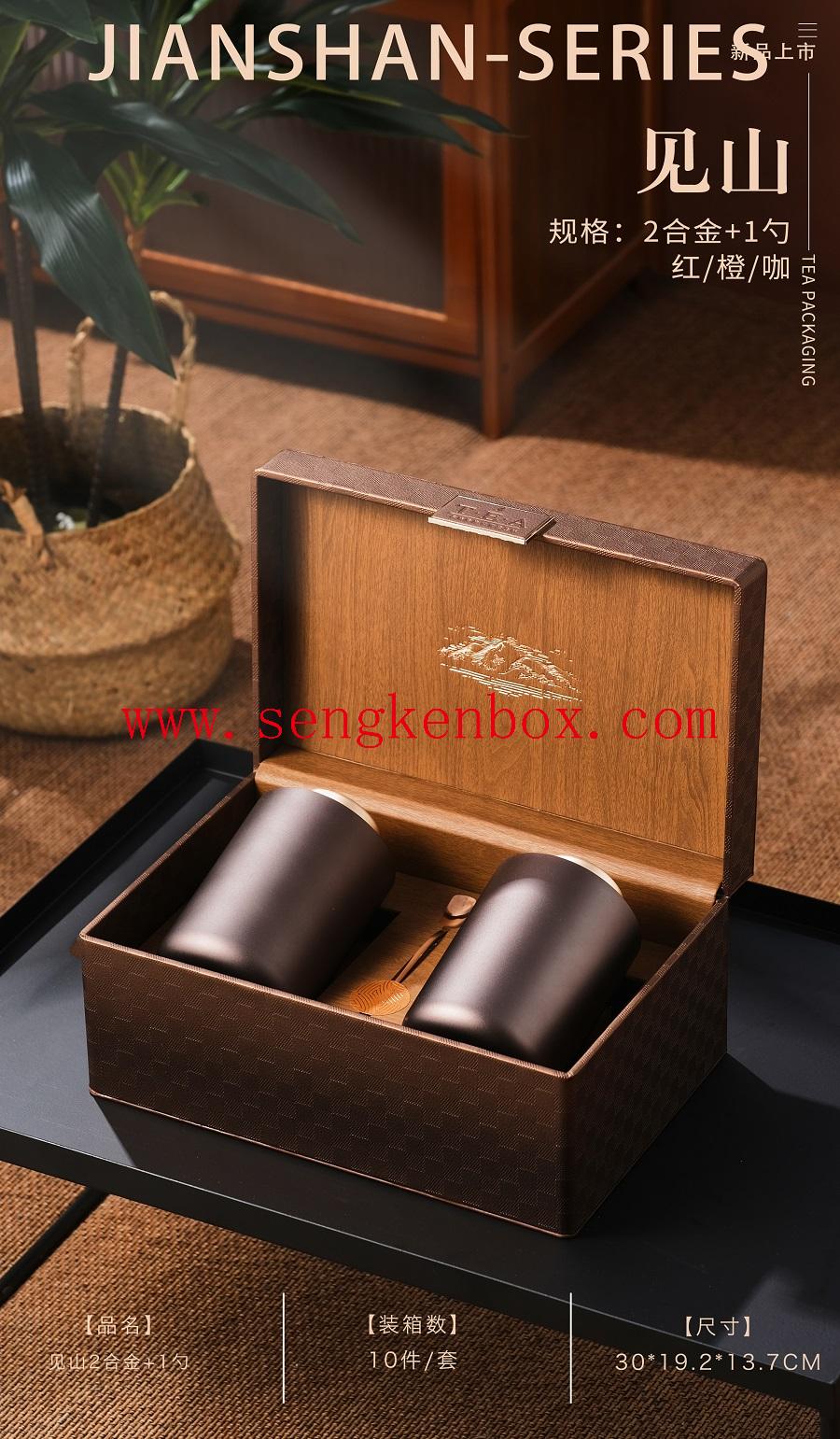 wholesale custom good price bamboo tea storage box