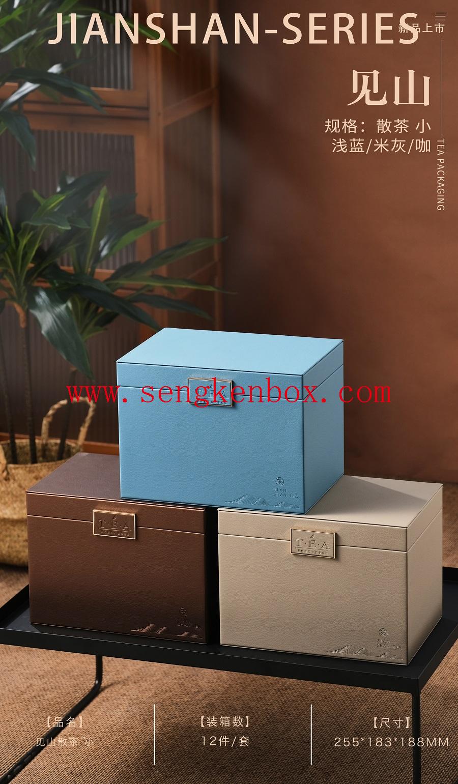 boxes for tea white