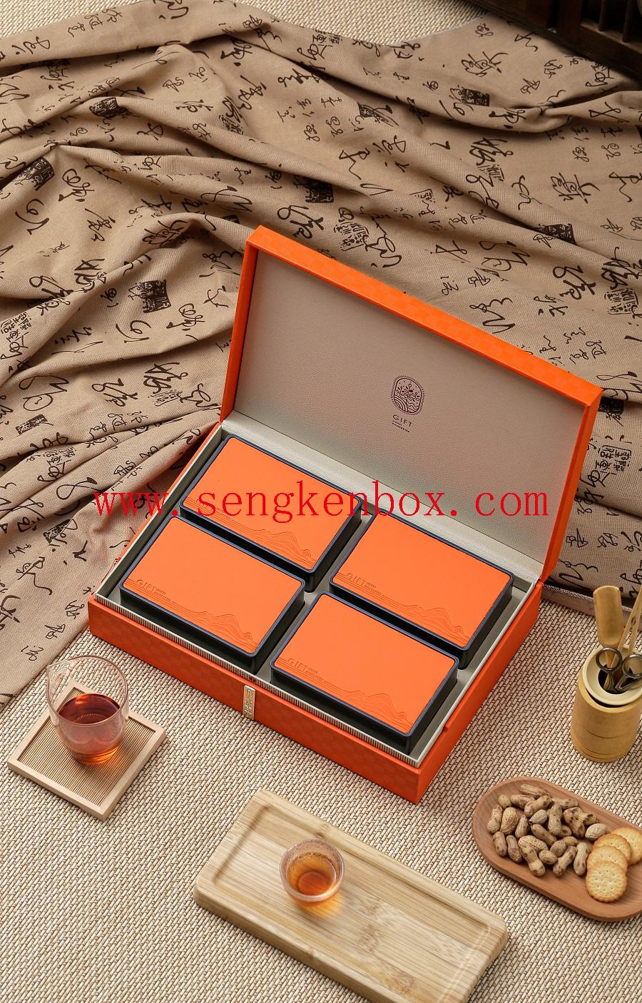 pu leather mooncake box