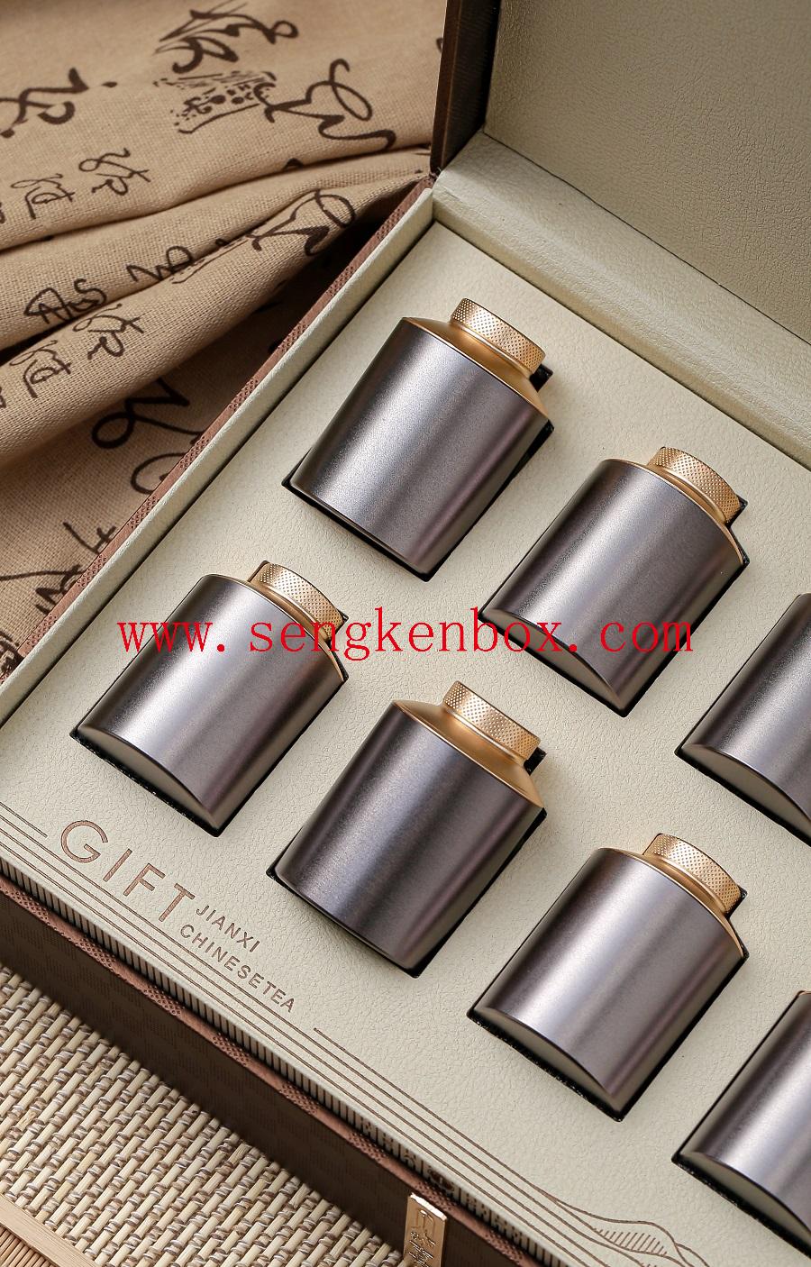 leather coffee capsules box