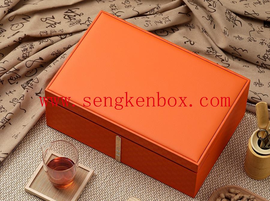leather car seat storage box with cup holder