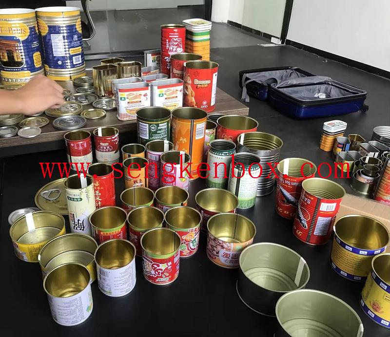 Tin can food grade