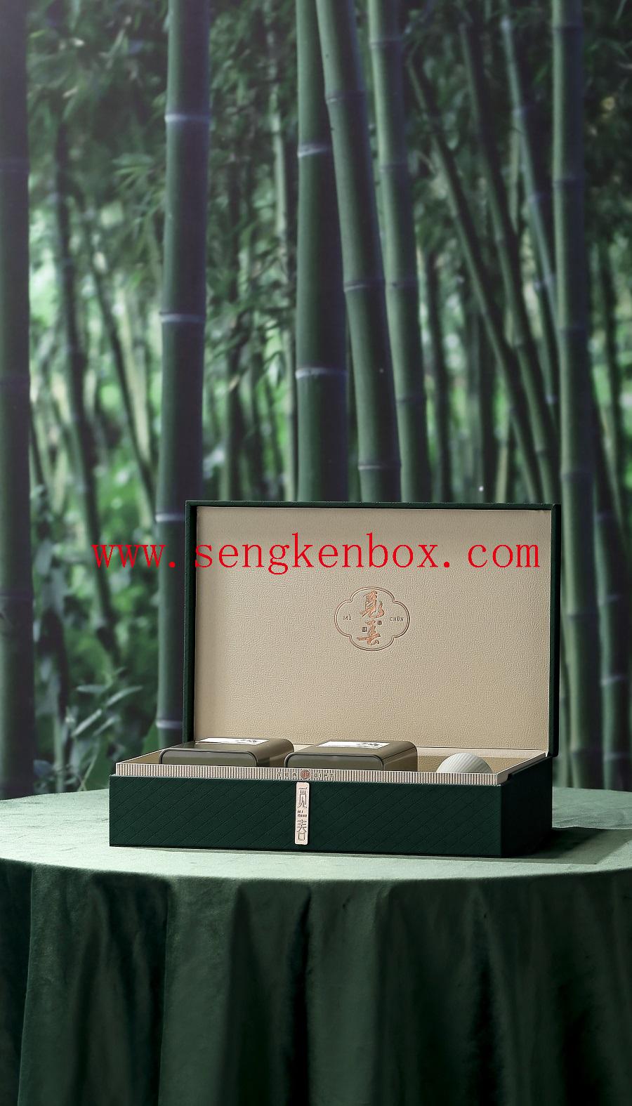 luxury chinese tea in red box