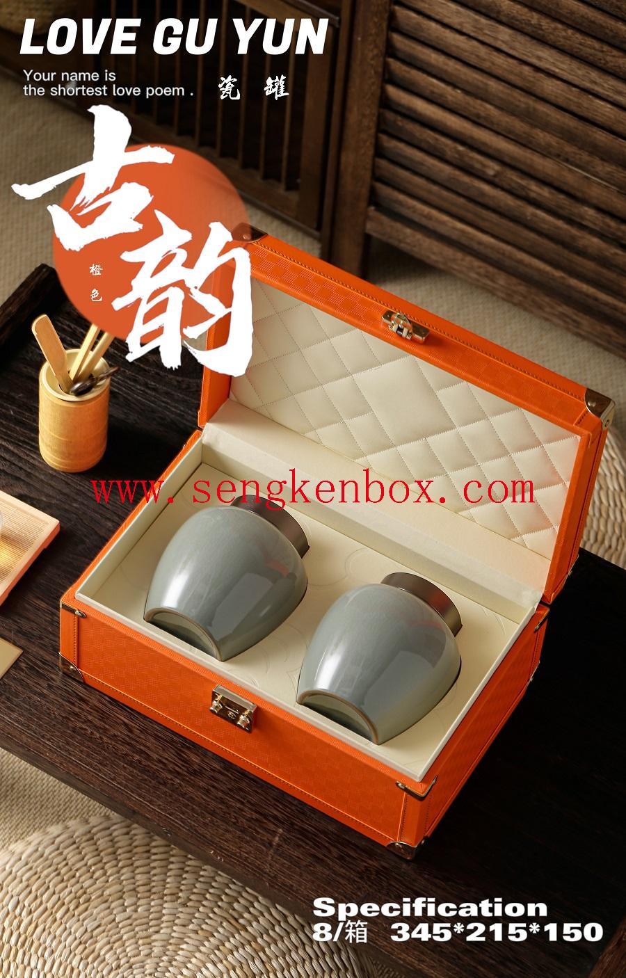 ceramic boxes for storage of tea