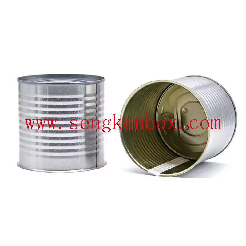 Tin can round aluminium