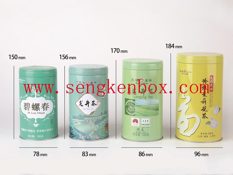 Metal Tin Can Tea Packing