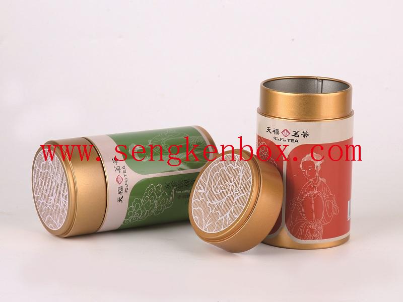 Coffee Packaging Round Metal Box Cans