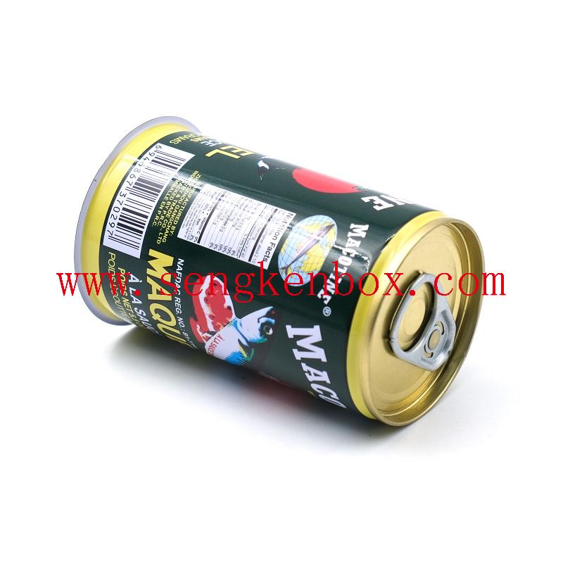 Metal tin box with slide cover custom cans
