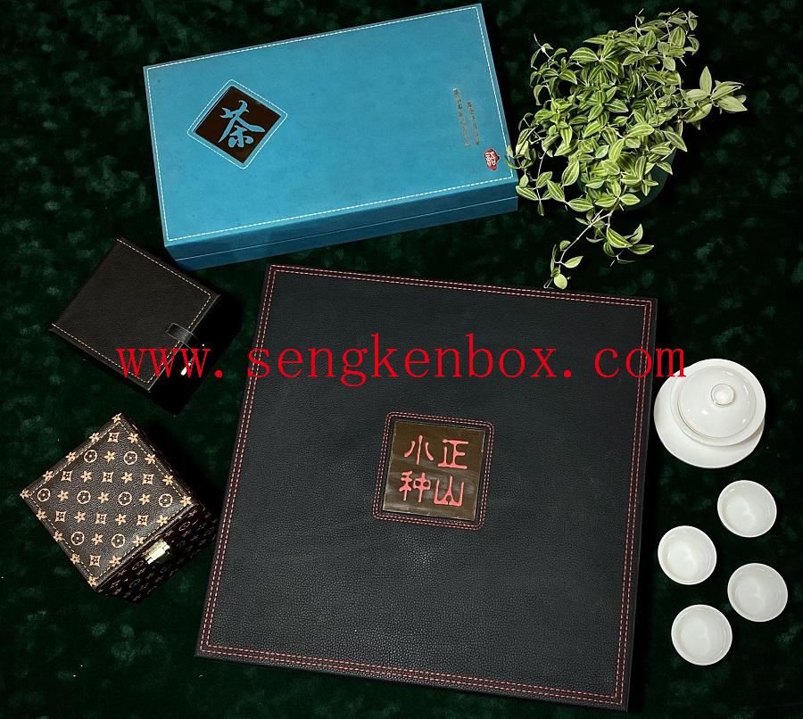 leather safe box