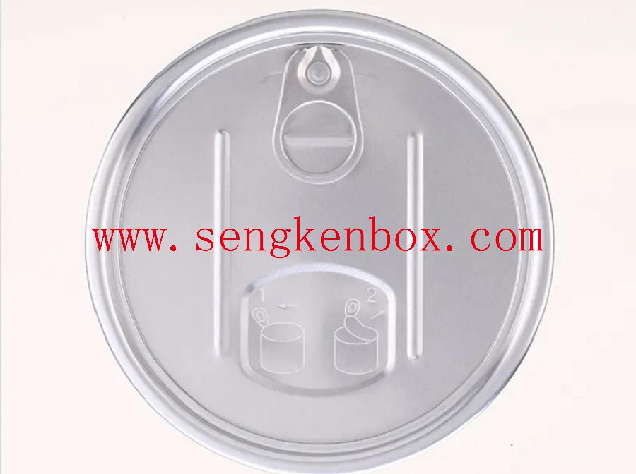 easy opening can aluminum end 800ml ring pull tin