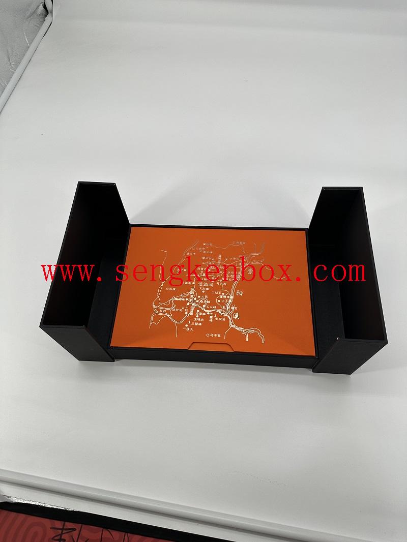 luxury metal tea box