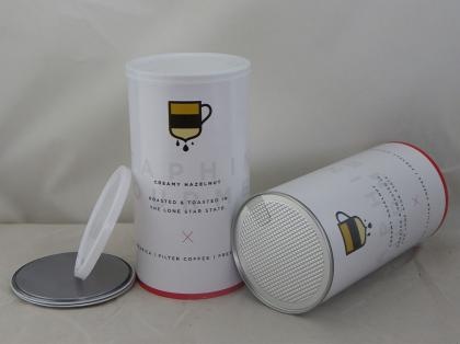 Roasted Soasted Coffee Packaging Paper Cans