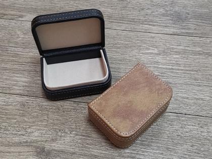 Rectangular Rounded Edge Packaging Leather Box