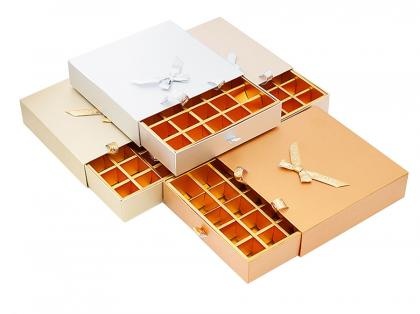 Chocolate Divider Simple Paper Gift Box