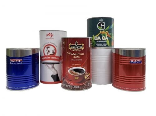 OEM and ODM Seal Coffee Beans Packaging Tin Can with Easy Open Lid For Sale