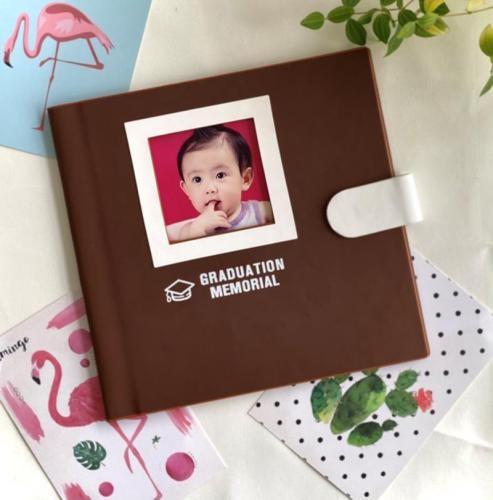 OEM and ODM Custom children's photo album with magnet upper cover For Sale
