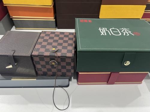 OEM and ODM Custom Logo Pu Leather Sunglasses Case Packing Box Bottle Box For Sale