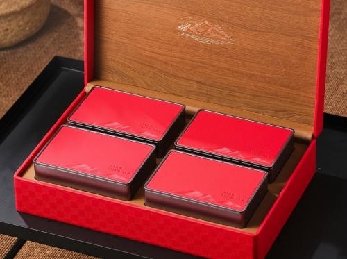 OEM and ODM Luxury Gift PackagingPU Box Portable Leather Tea Boxes With For Sale