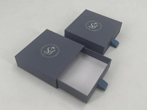 OEM and ODM Luxury Black Matte Paper Box with Ribbon for Gift Packaging Jewel Box For Sale