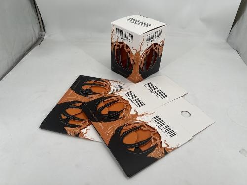 OEM and ODM UV Printing Hollow Wine Packaging Box White Cardboard Paper Box For Sale