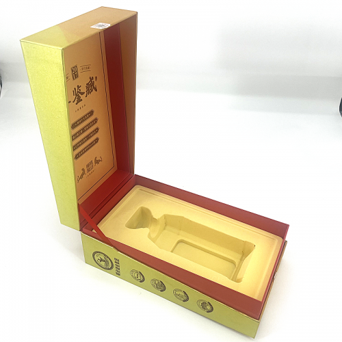 Premium Gold Clamshell Wine Box