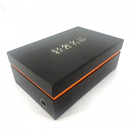 Premium Gold Clamshell Wine Box