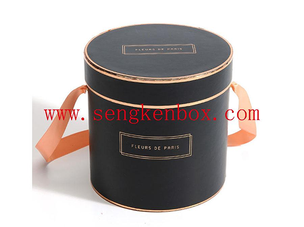 Gift Packaging Box With Ribbon Handle