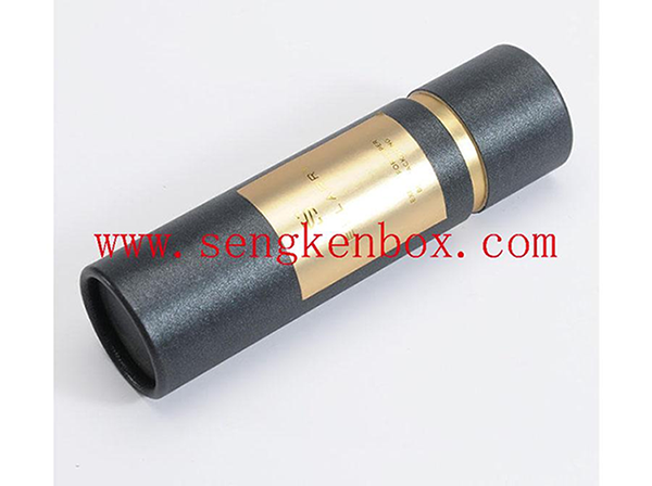 Gold Print Luxury Paper Packaging Tube